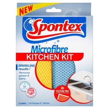 Microfibre Kitchen Kit / Twin Pack