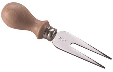 2029 - S/S Cheese Fork - Wooden Handle
