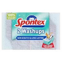Non Scratch Wash-Ups 2Pk